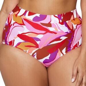 Raisins Womens Curve Trendy Tummy Control Bikini Swimsuit Bottom Multi Size 22 W